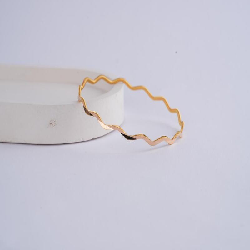 10 Gram Zigzag Ajda Bilezik Modeli